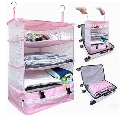 PORTABLE HANGING TRAVEL SHELVES