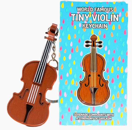 World's Smallest Violin Keychain