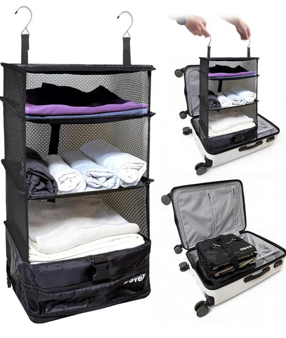 PORTABLE HANGING TRAVEL SHELVES