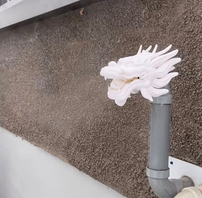 3D-printed dragon head
