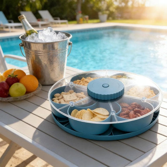 SPINNING SNACK CONTAINER